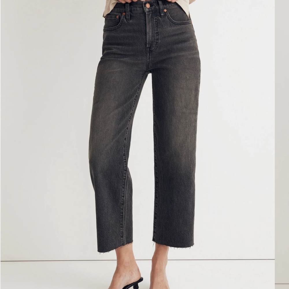MADEWELL Perfect Vintage Wide-Leg Crop Jean